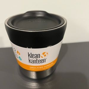 Klean Kanteen Black Insulated 8oz Tumbler